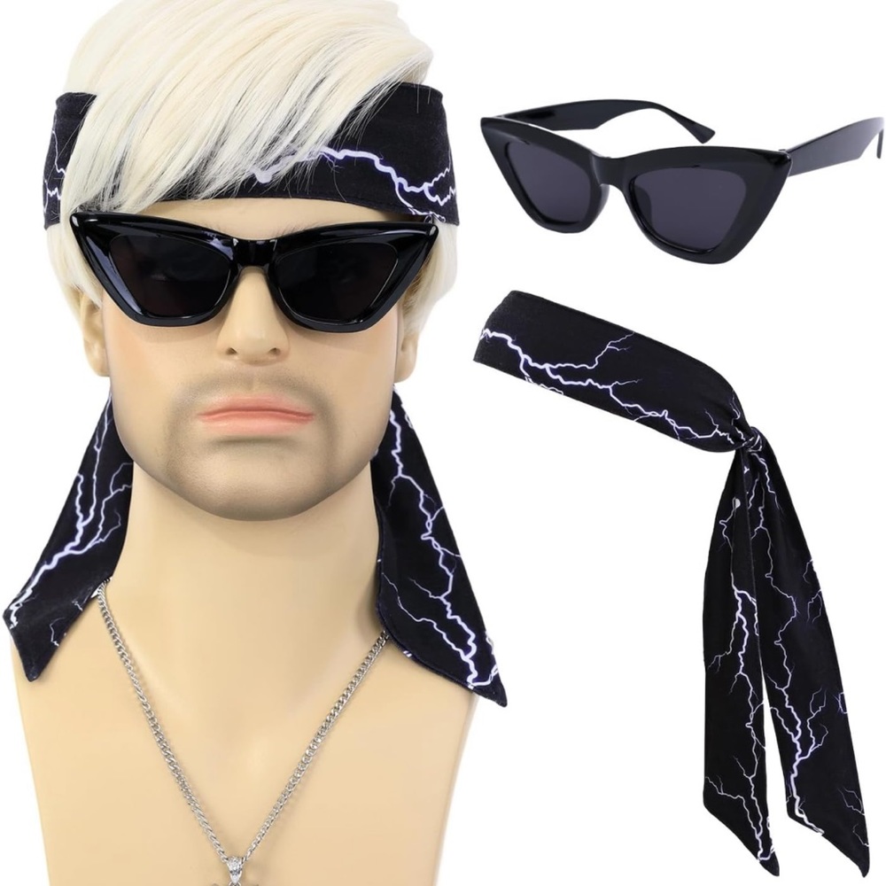 Patriarchy Ken Barbie Movie Halloween Costume (includes abs shirt!)